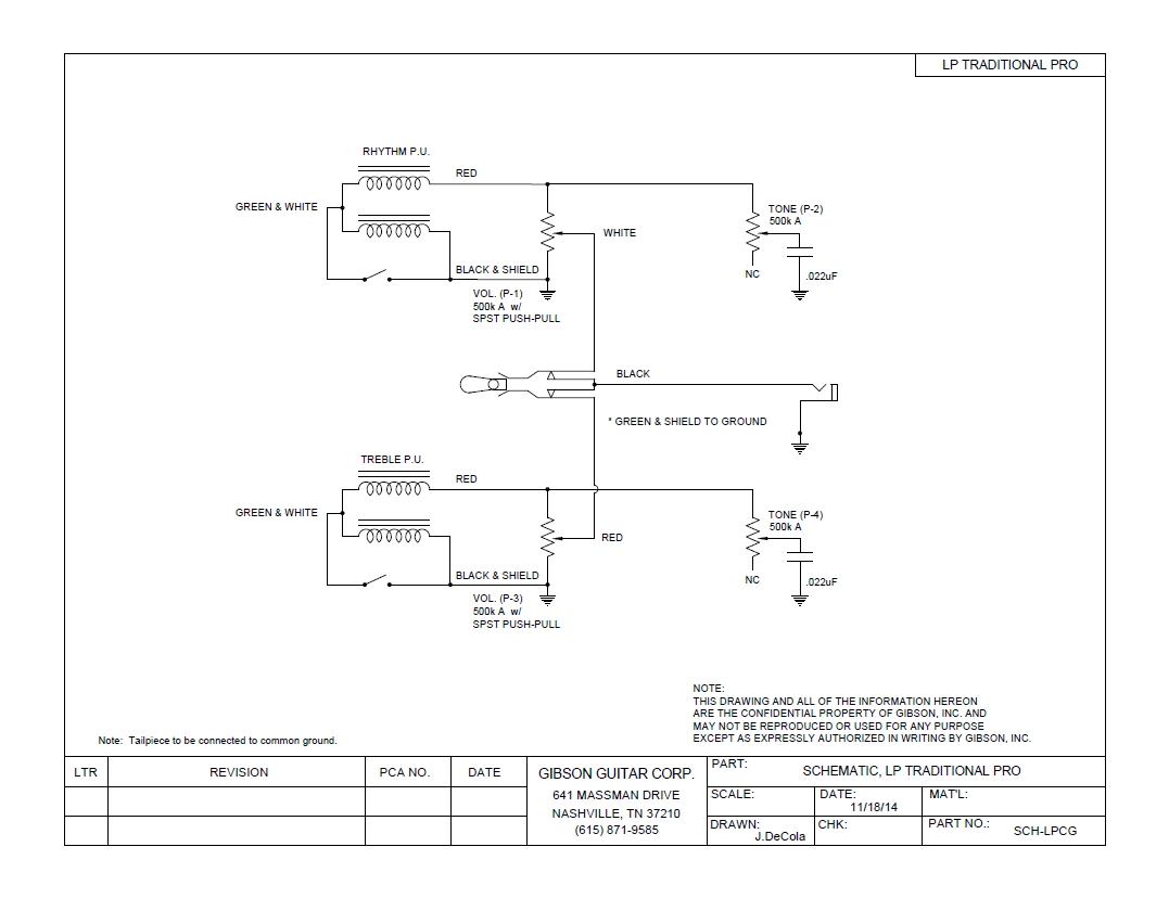 Wiring a Les Paul Traditional Pro - Ask the HFC Experts - Hamer Fan